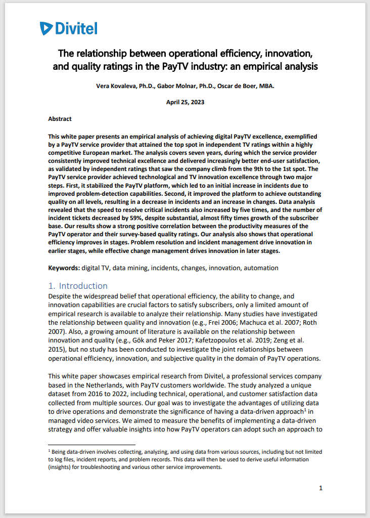 Academic white paper front page